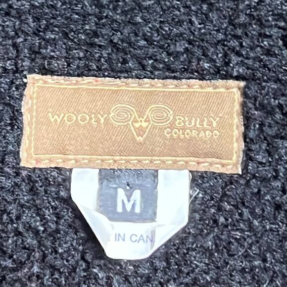 Wooly Bully Faux Suede Red Sherpa Vest Size Medium - Picture 10 of 10